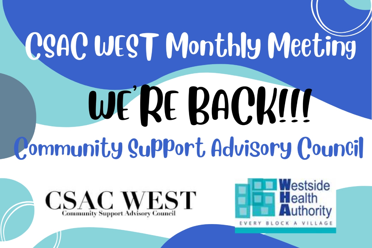 csac west monthly meeting